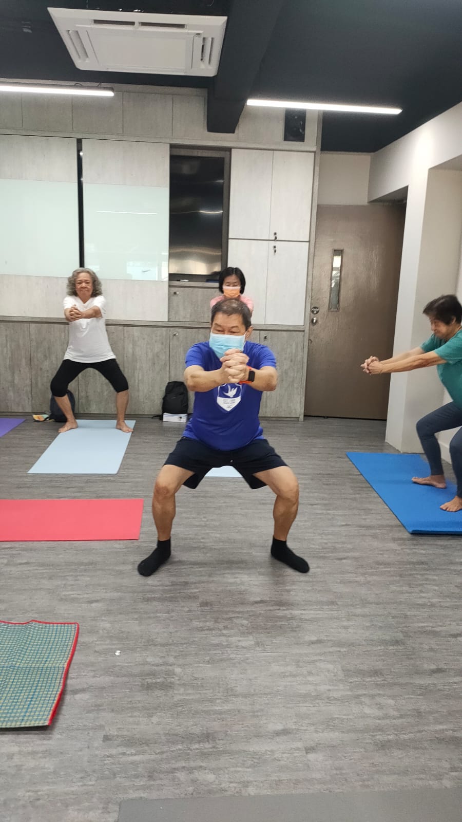 Lim Kim Huat group class for mobility