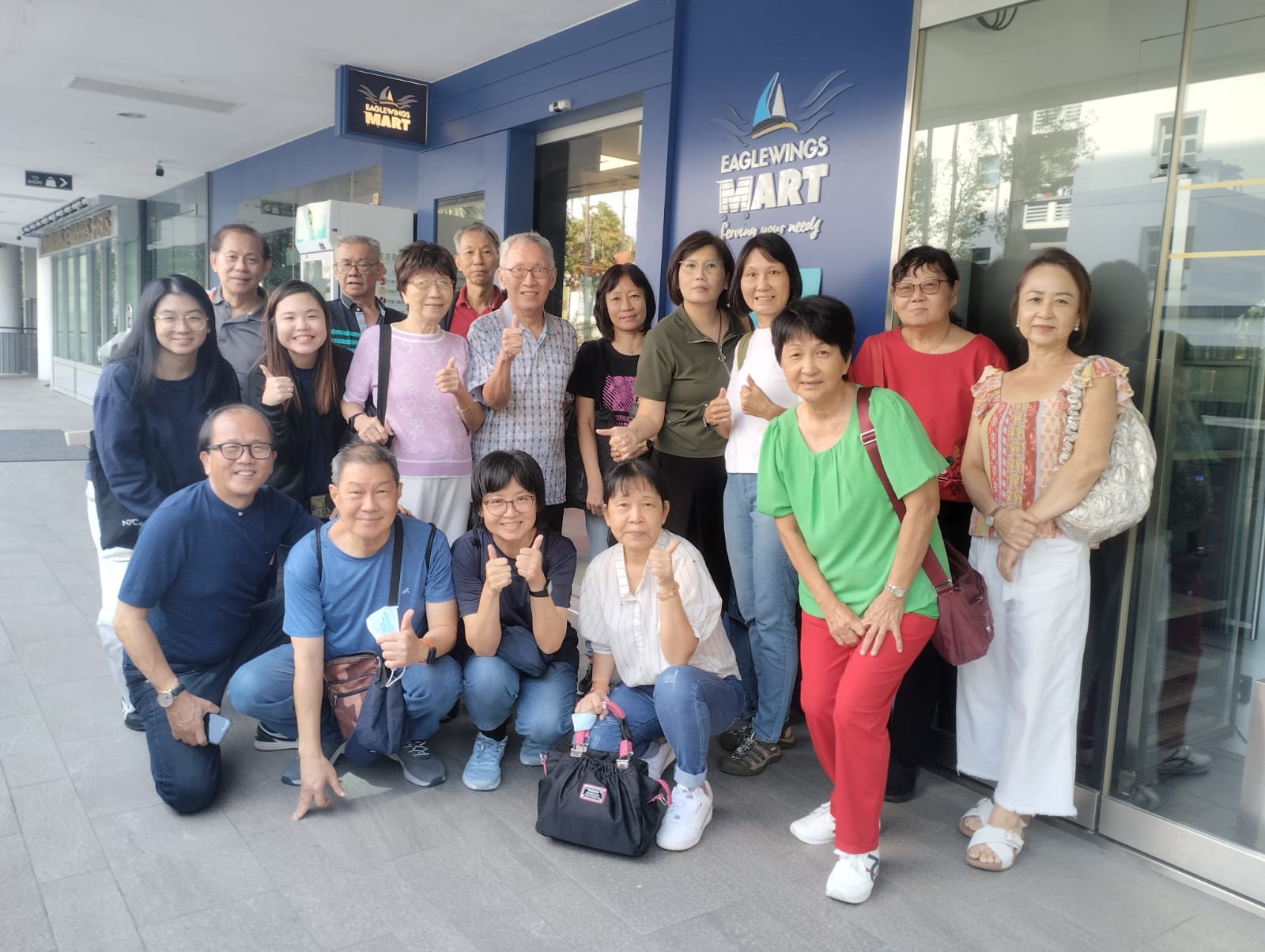 Lim Kim Huat group picture with clients