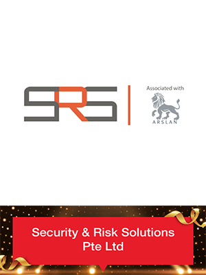 Plaque of Commendation Security and Risk Solutions Pte Ltd