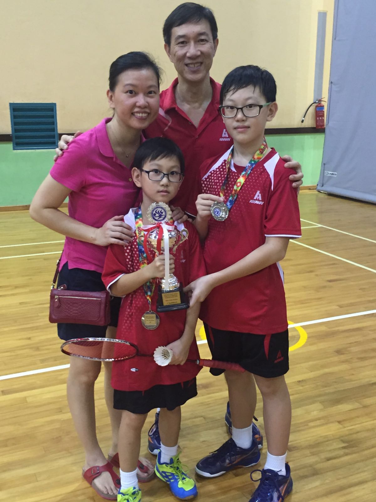 Welly Tjia Beng Lee at a Badminton Event
