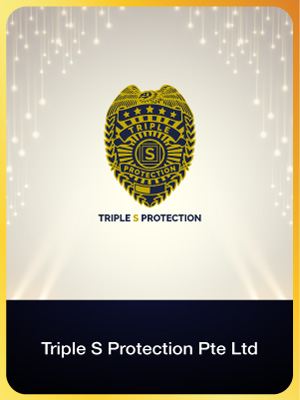 Plaque of Commendation Triple S Protection Pte Ltd