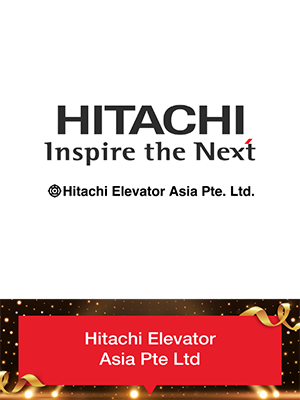 Plaque of Commendation Hitachi Elevator Asia Pte Ltd