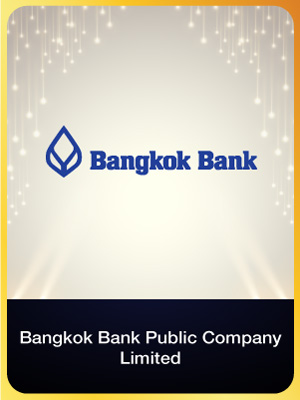 Plaque of Commendation Bangkok Bank Public Company Limited