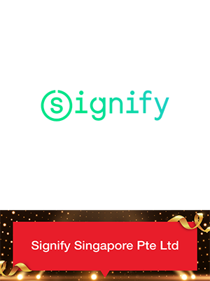 Plaque of Commendation Signify Singapore Pte Ltd
