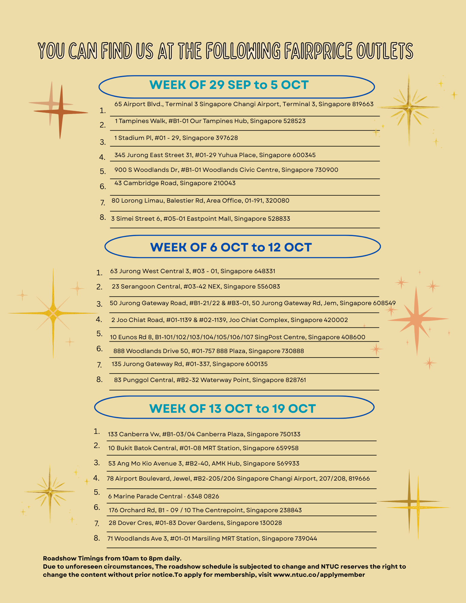 ROADSHOW SCHEDULE (6 Oct to 19 Oct 2026).png