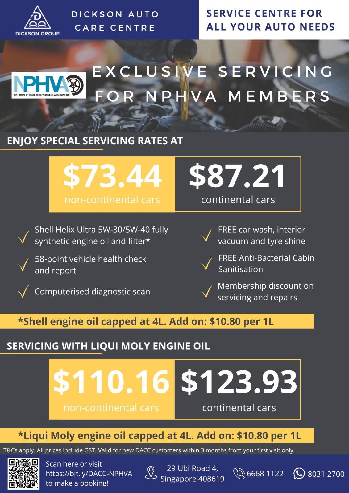 NPHVA-Dickson Group Servicing Price