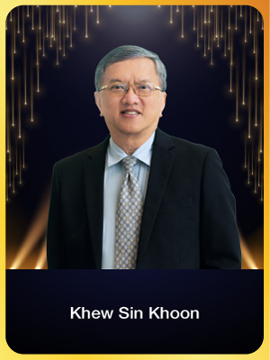 Medal of Commendation (Gold) Khew Sin Khoon