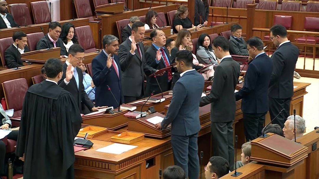 Sanjeev swearing in.jpg