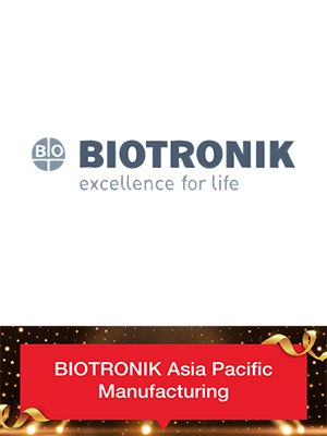 Plaque of Commendation BIOTRONIK Asia Pacific Manufacturing