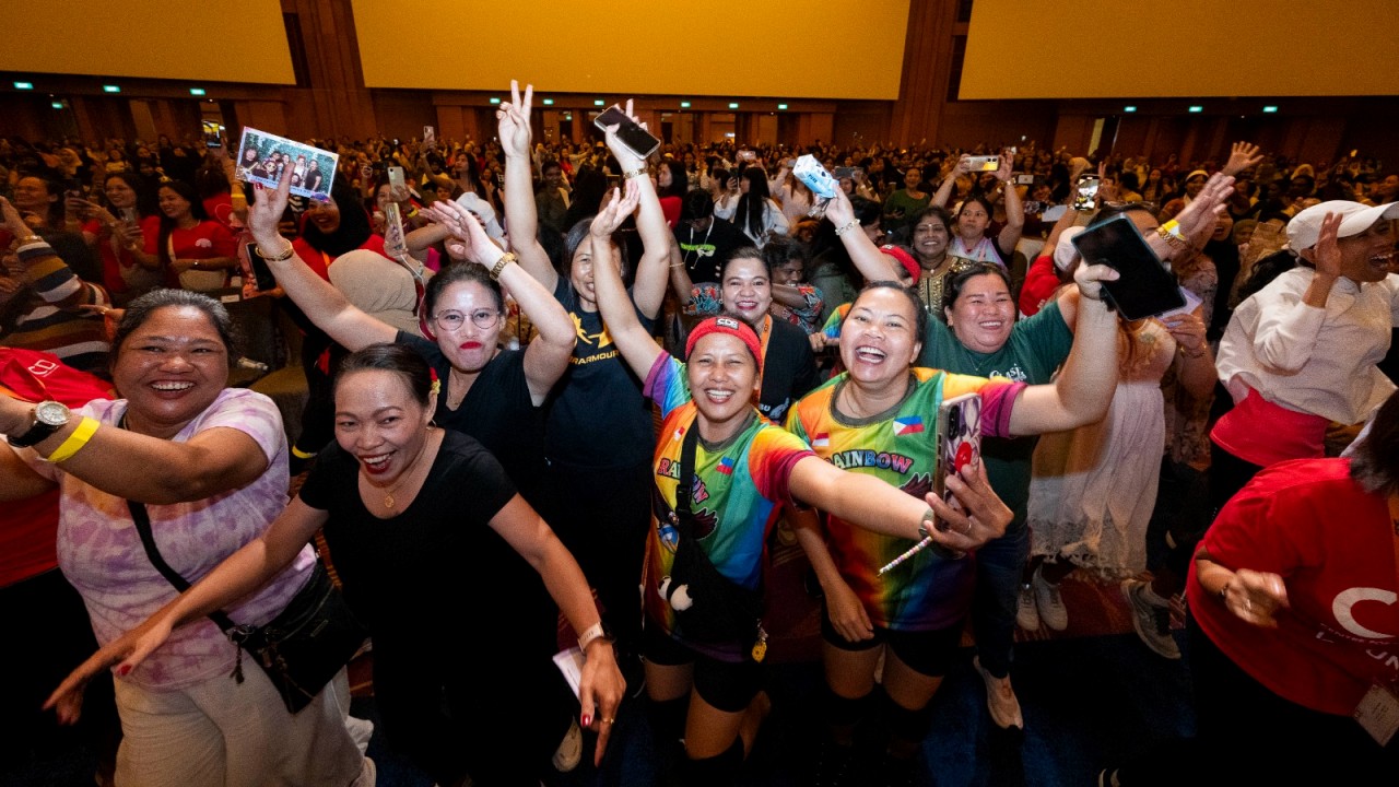 Over 1,000 migrant domestic workers joined the celebrations at the Resorts World Convention Centre.jpeg