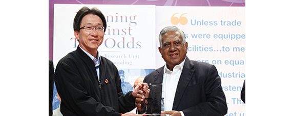 From NTUC: “Happy Birthday Mr SR Nathan!”